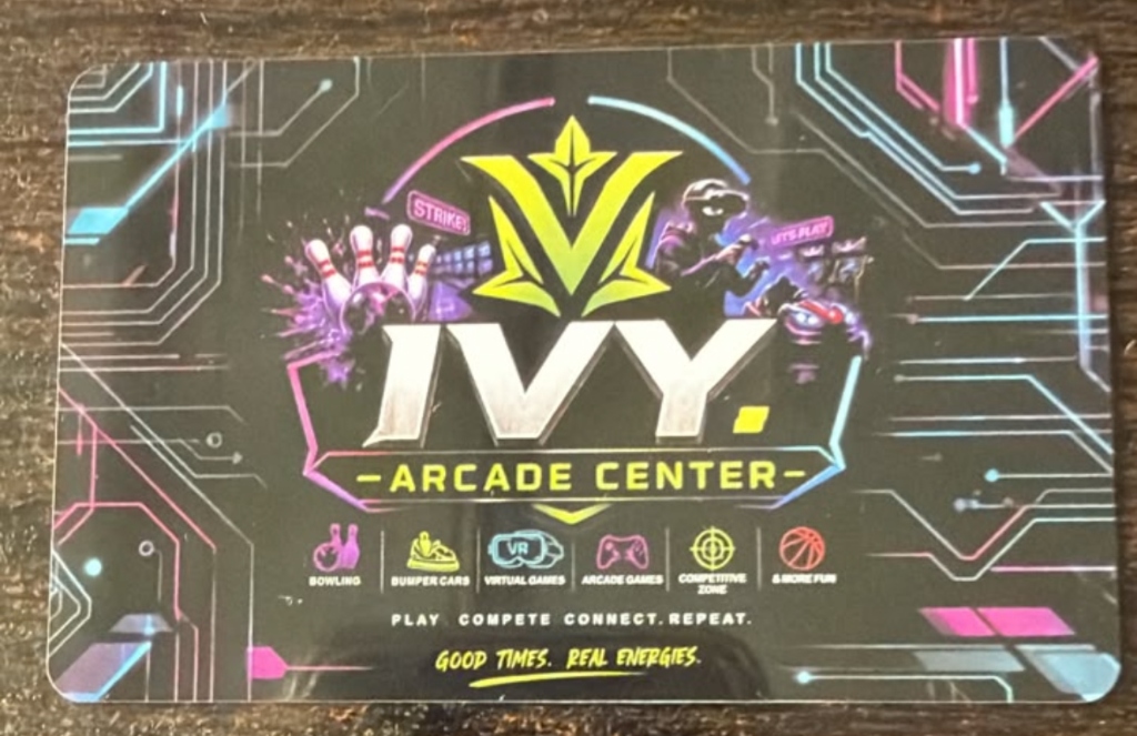 Ivy Arcade Center Smart Card